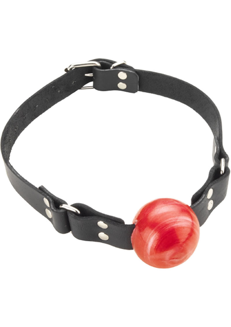 Small Red Ball Gag - Buckle