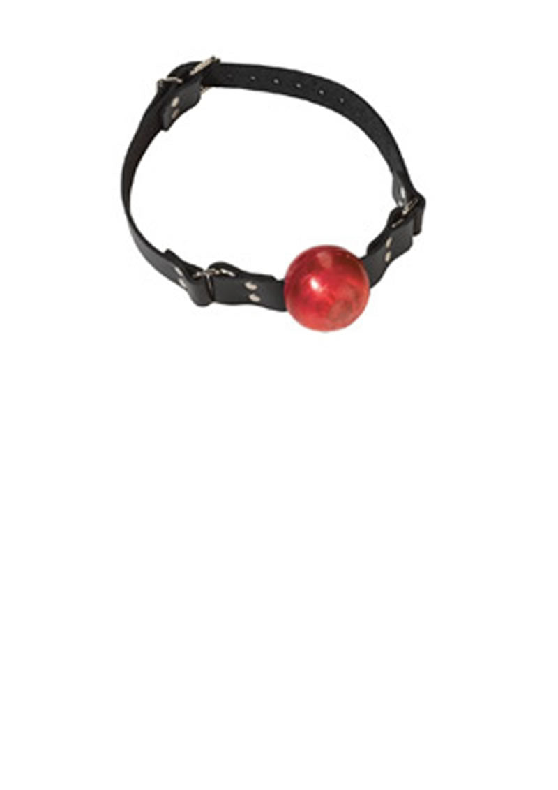 Small Red Ball Gag - Buckle