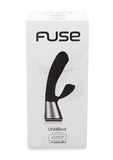 Kiiroo OhMiBod Fuse - Masajeador vibrador interactivo de doble estimulación, color negro