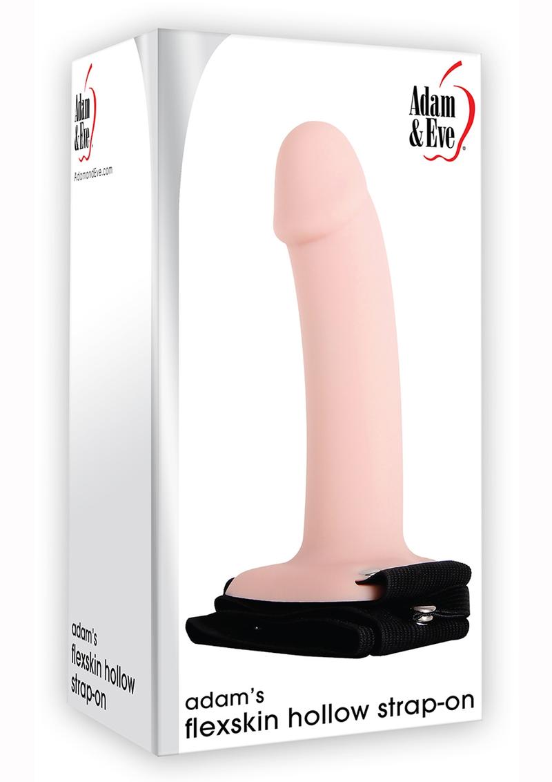 Adam and Eve Adam`s Flexskin Hollow Strap On - Flesh