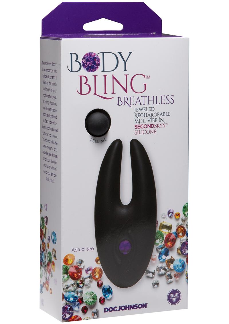 Body Bling Breathless Mini Vibe Purple Multispeed Waterproof