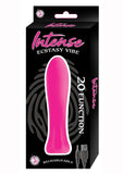 Intense Ecstasy Vibe 20 Function USB Rechargeable Silicone Pink