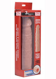 Funda para agrandar el pene Size Matters de 3 pulgadas, color carne, 8,5 pulgadas