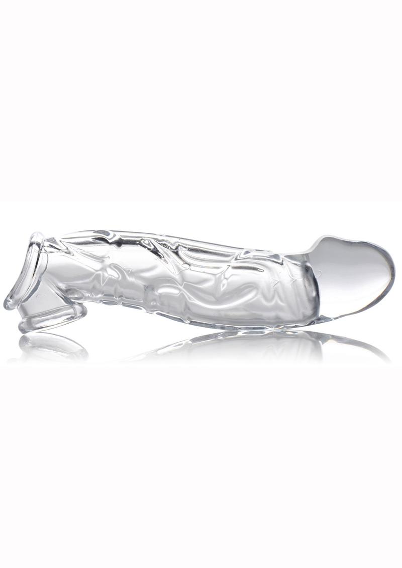 Funda extensora de pene transparente de 2 pulgadas Size Matters de 9 pulgadas