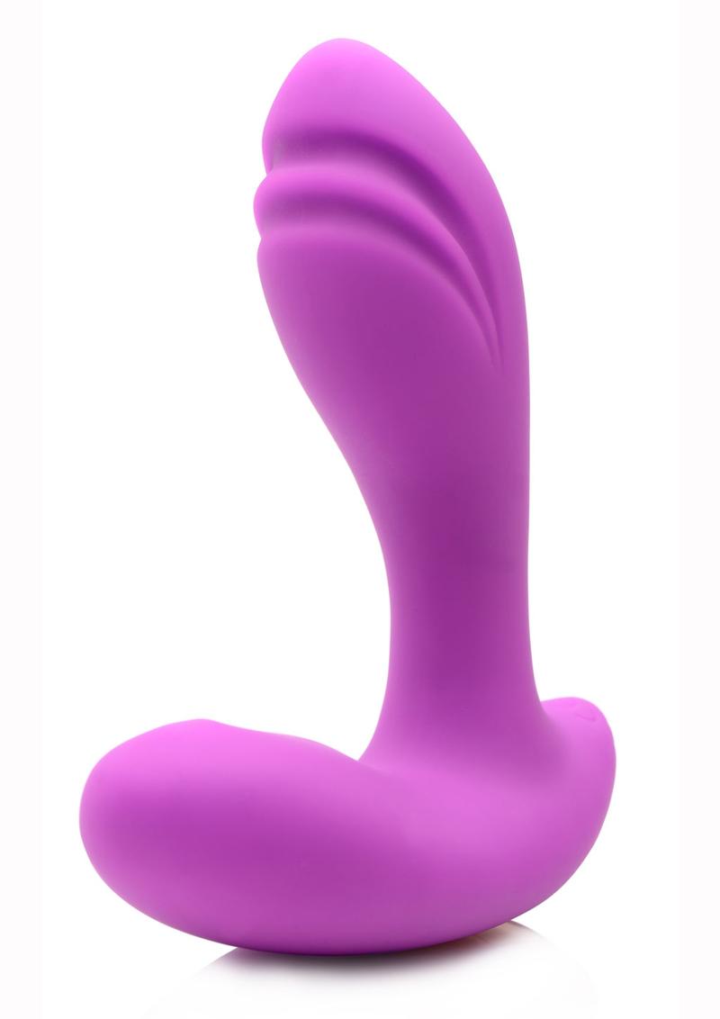 Inmi G Pearl G-spot Stimulator With Moving Beads Silicone Multi Speed Remote Control Rechargeable Purple