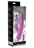 Conejo de succión Inmi Shegasm Pro-Thrust recargable por USB, morado, 9 pulgadas