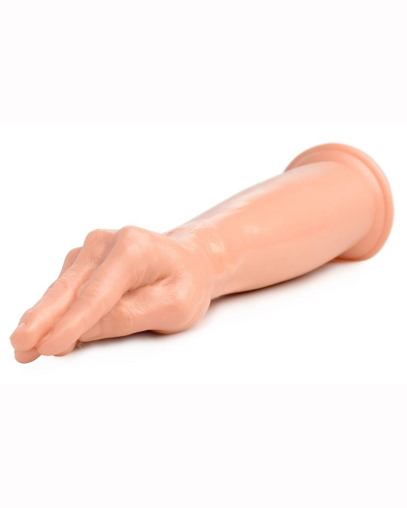 Consolador de mano y antebrazo Master Series The Fister de 15 pulgadas en color carne