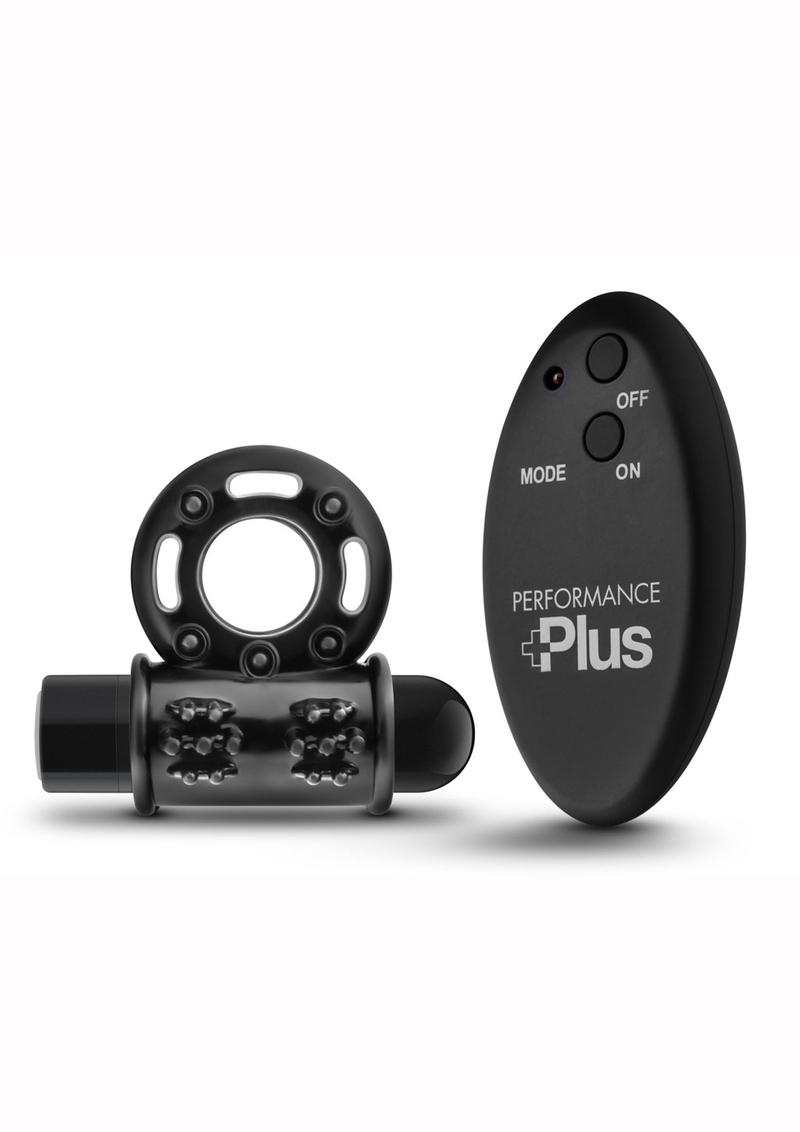 Performance Plus Thunder Cockring Black Multi Function Remote Control