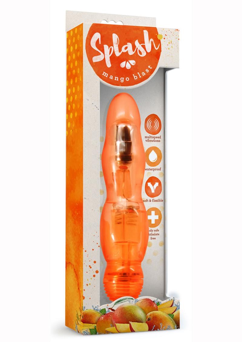 Vibrador Splash Mango Blast naranja multivelocidad resistente al agua