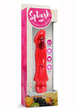 Vibrador Splash Tropical Punch rojo multivelocidad resistente al agua