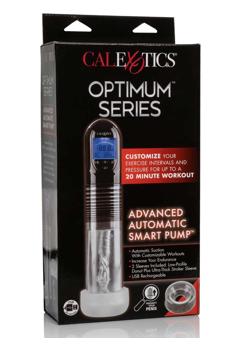 Bomba inteligente automática avanzada Optimum Series, recargable por USB, transparente