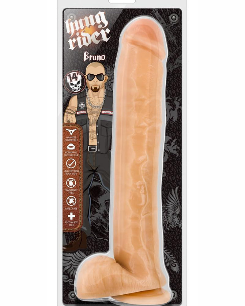 Arnés de 14 pulgadas con base de ventosa para Hung Rider Bruno Beige