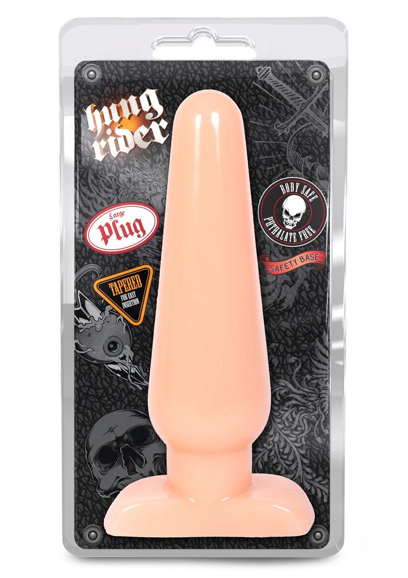 Hard Rider Large Plug Beige Anal Plug Non Vibrating