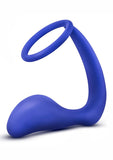 Performance Cock Ring Plug Indigo Prostate Stimulator