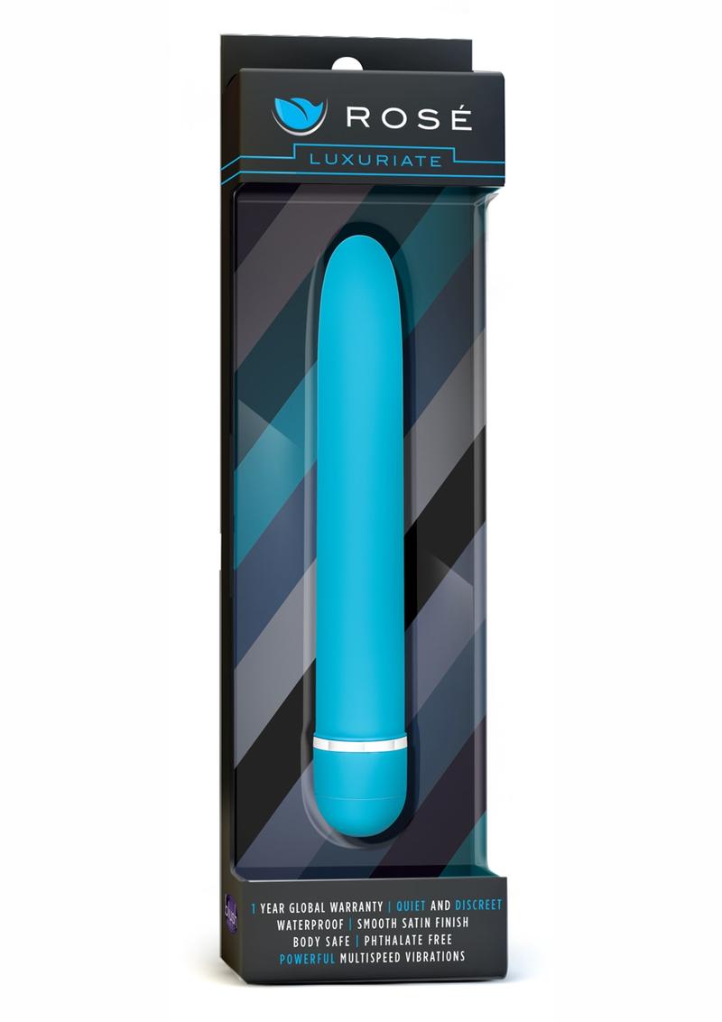 Rose Luxuriate Blue Vibrator Multi Speed
