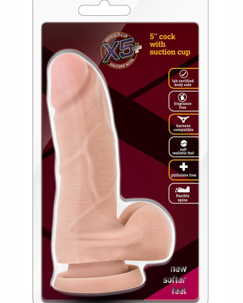 X5 Plus Cock W/suction Cup 5