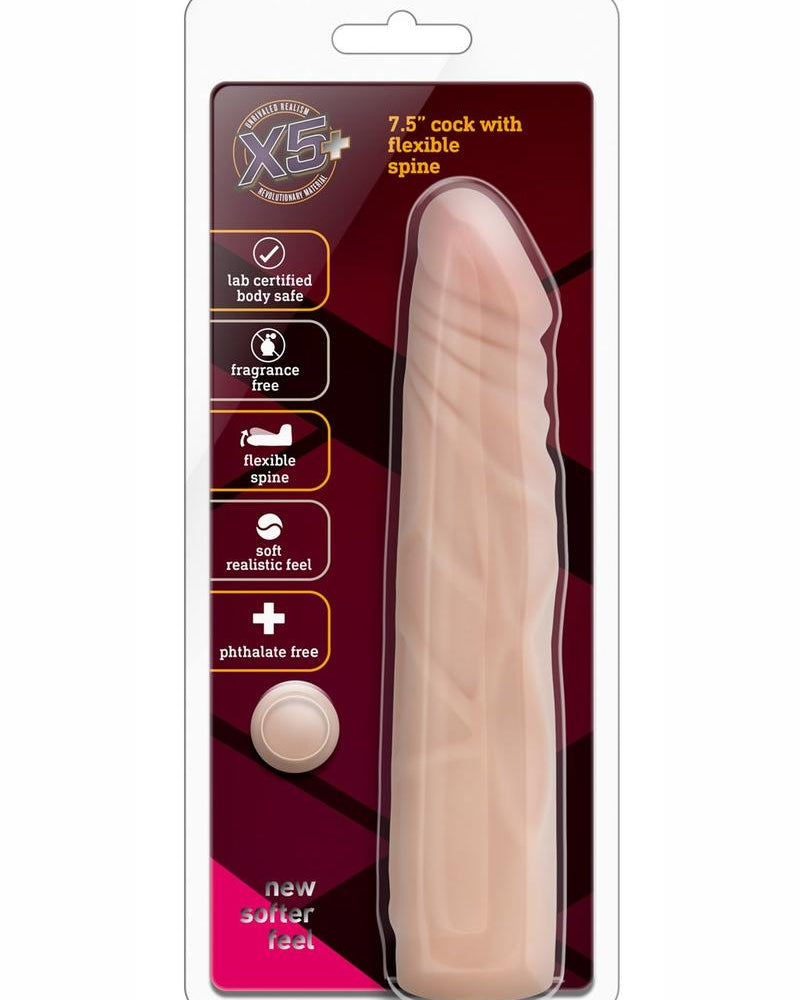 X5 Plus Cock W/flex Spine 7.5