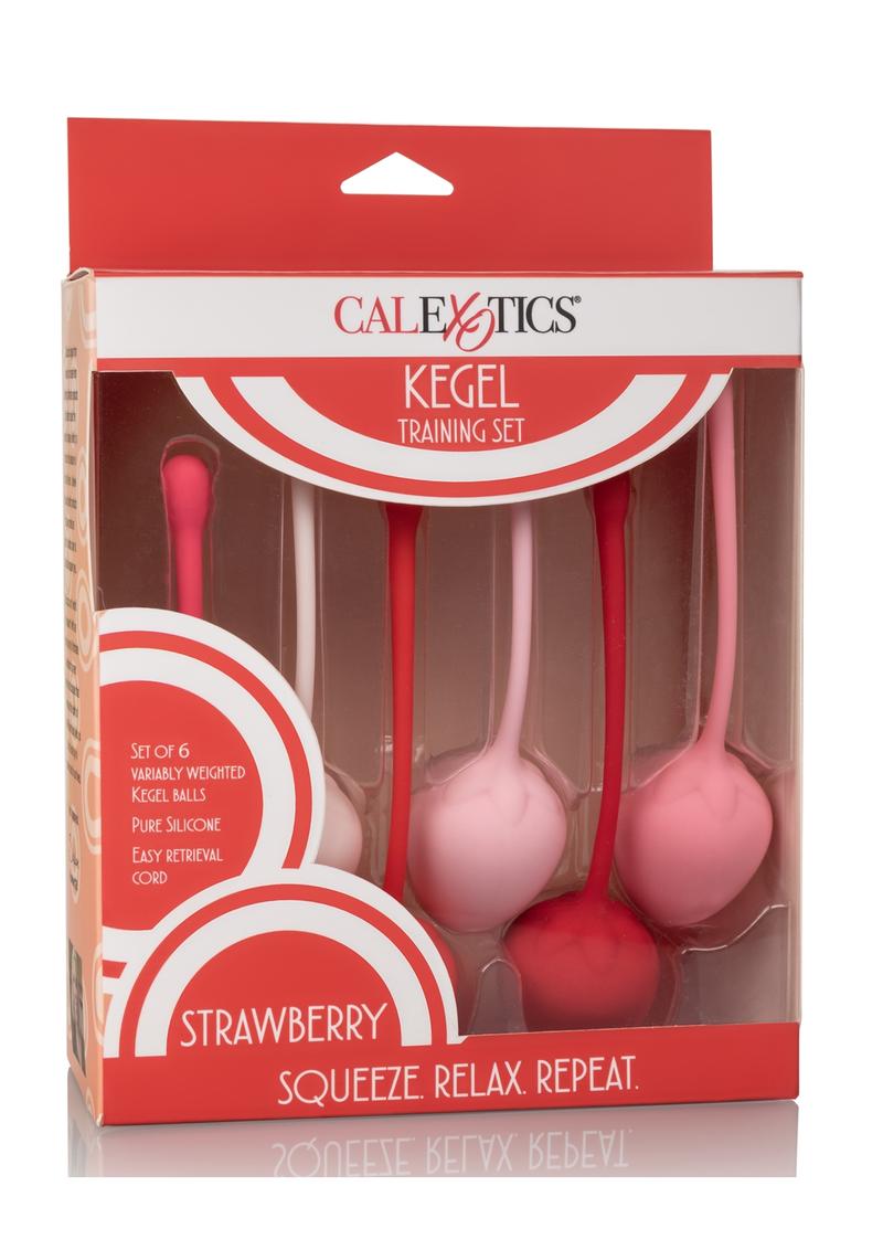 Kegel Training Set Stwbry Silicone