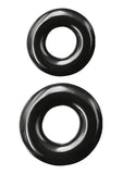 Renegade Double Stack Black Cock Ring