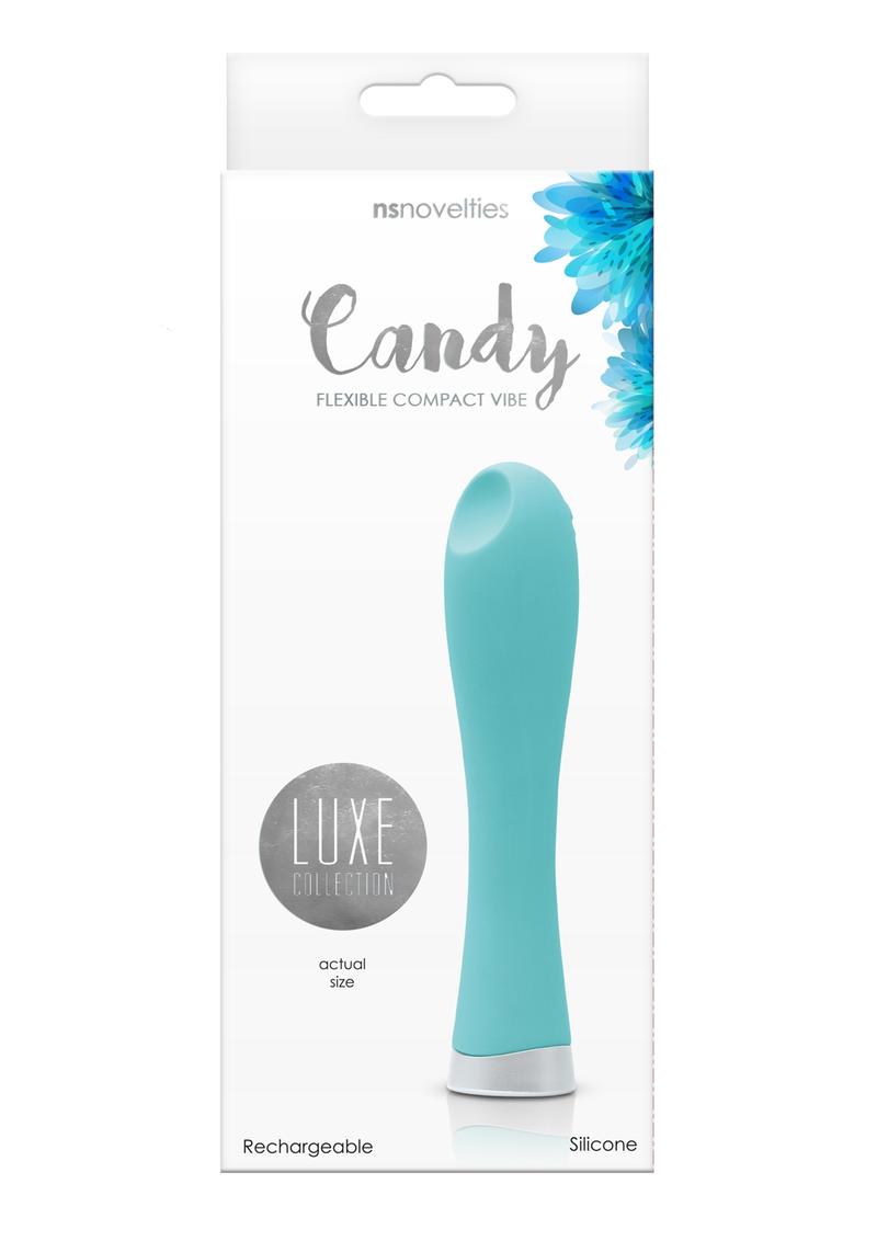 Luxe Candy Turquoise Multi Speed Vibrator Waterproof Rechargeable