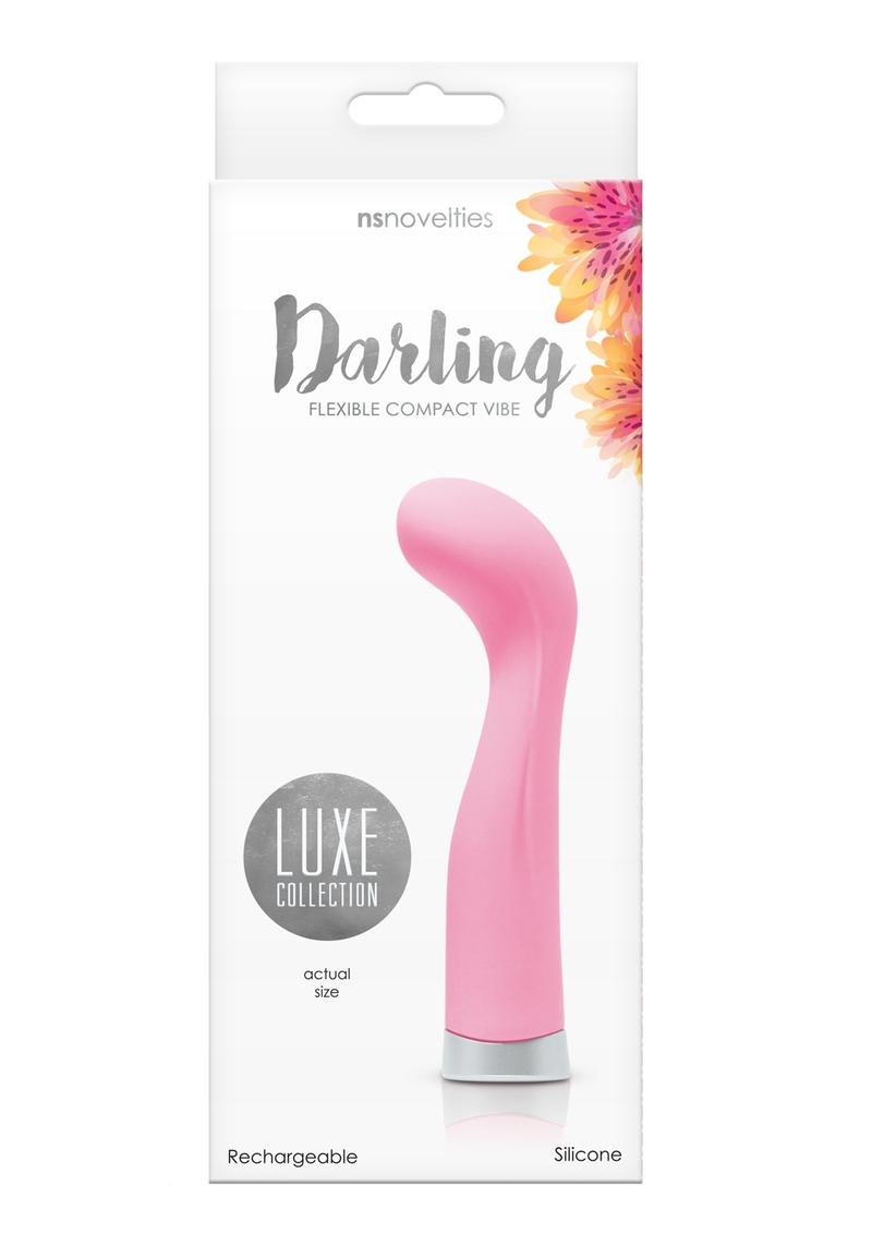 Luxe Darling Pink G-Spot Vibrator Rechargeable Waterproof Silicone