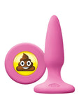 Tapón anal de silicona sin vibración color rosa Mojis Sht