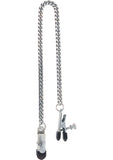 Adjustable Broad Tip Nipple Clamps - Jewel Chain