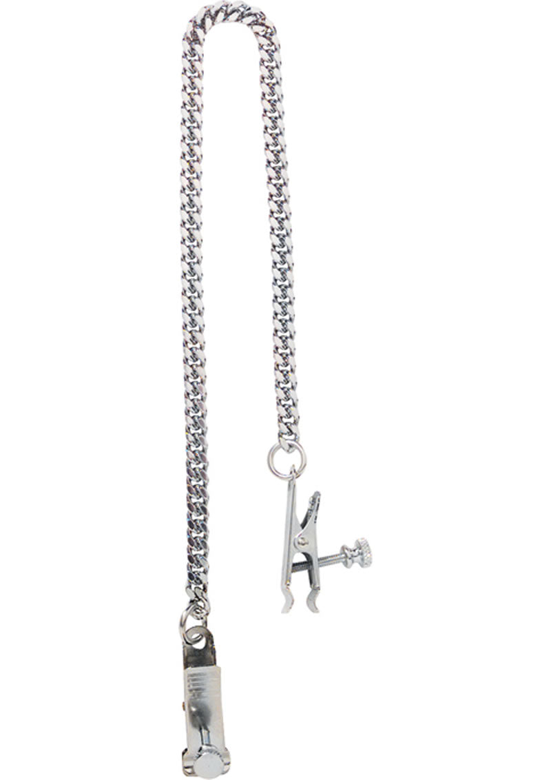 Pinzas para pezones ajustables DuckBill - Jewel Chain