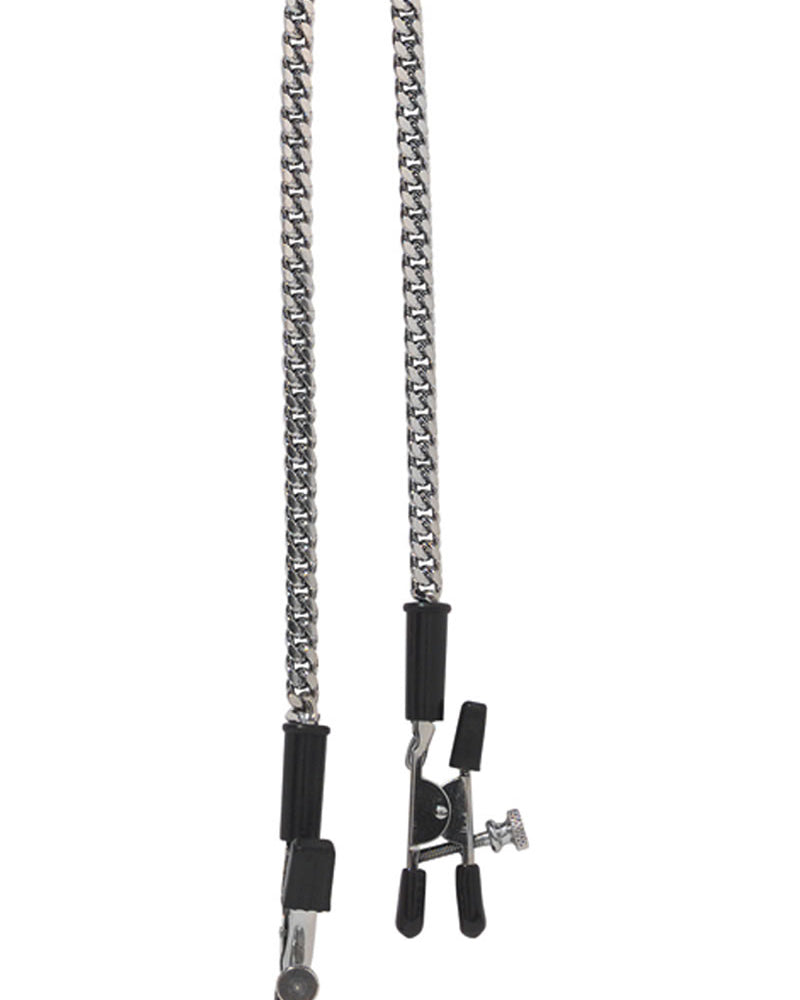 Cadena de joyas ajustable con abrazadera de punta de cocodrilo