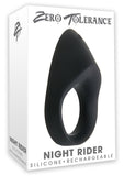 Zt Night Rider Black Cockring Silicone