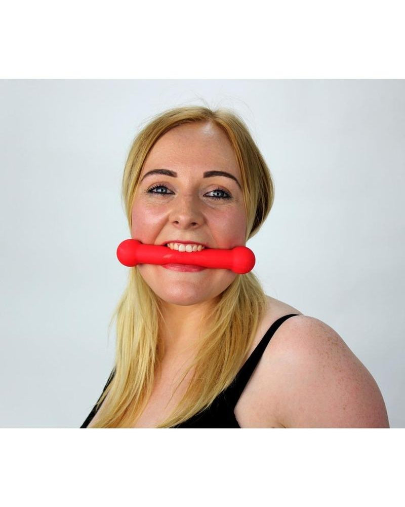 Mordaza de silicona Quickie Gag roja