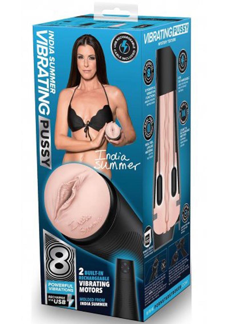 Masturbador masculino Vibrating Pussy Recharge de India Summers