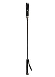 Rouge Long Riding Crop Slim Tip 24 Whip Bondage and Fetish Black