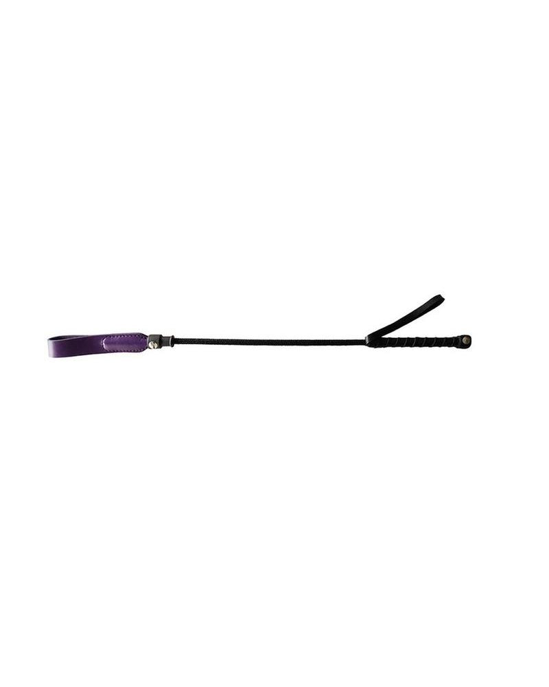 Rouge Short Riding Crop Slim Tip 20 Whip Bondage and Fetish Purple