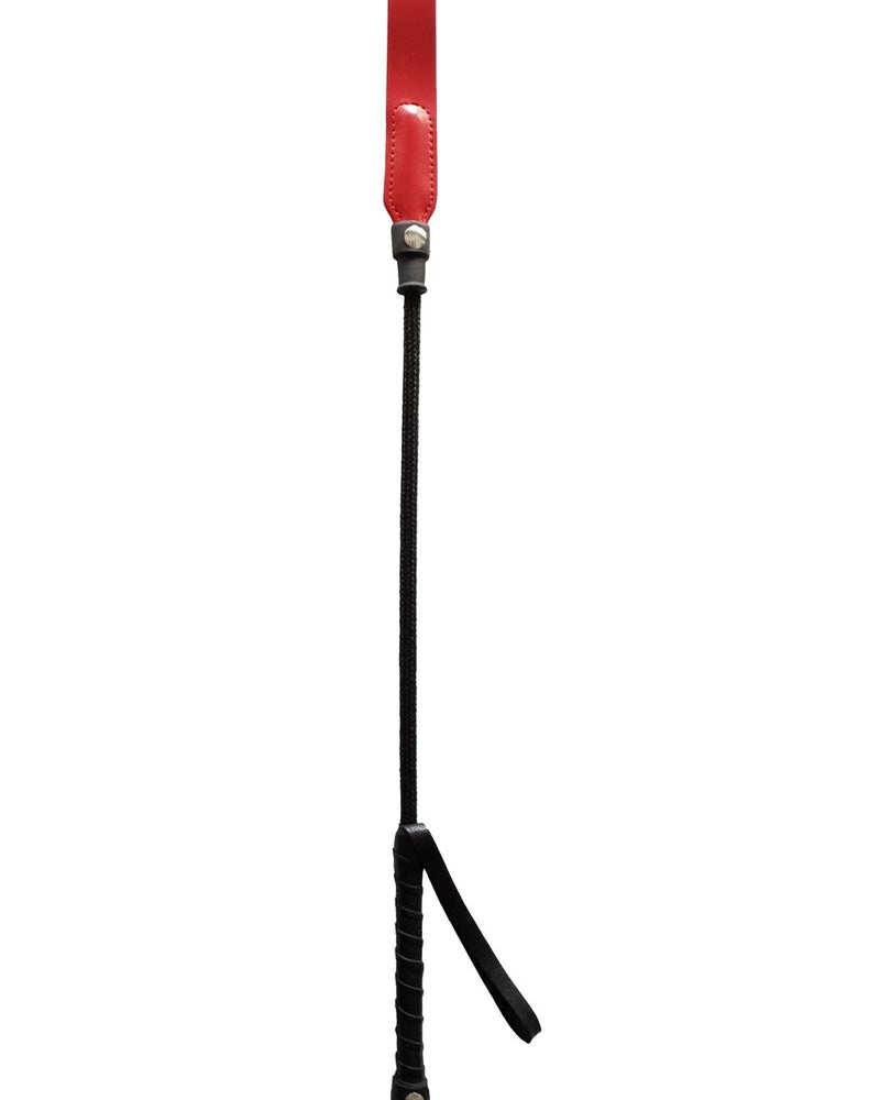 Rouge Short Riding Crop Slim Tip 20 Whip Bondage and Fetish Red