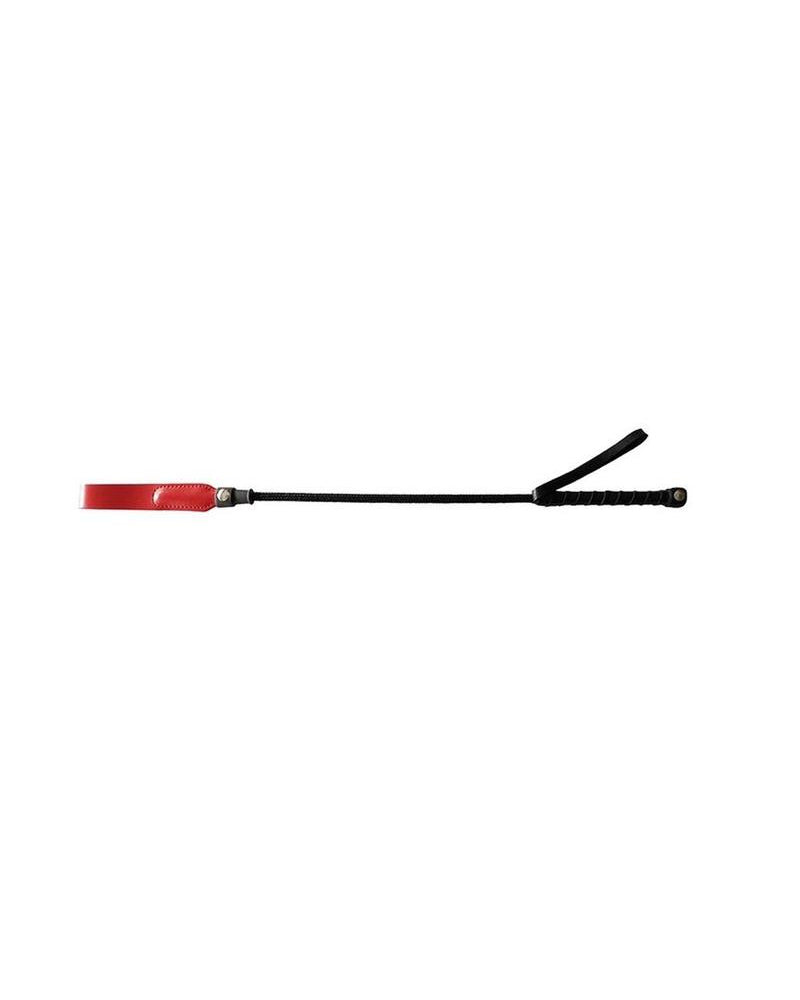 Rouge Short Riding Crop Slim Tip 20 Whip Bondage and Fetish Red