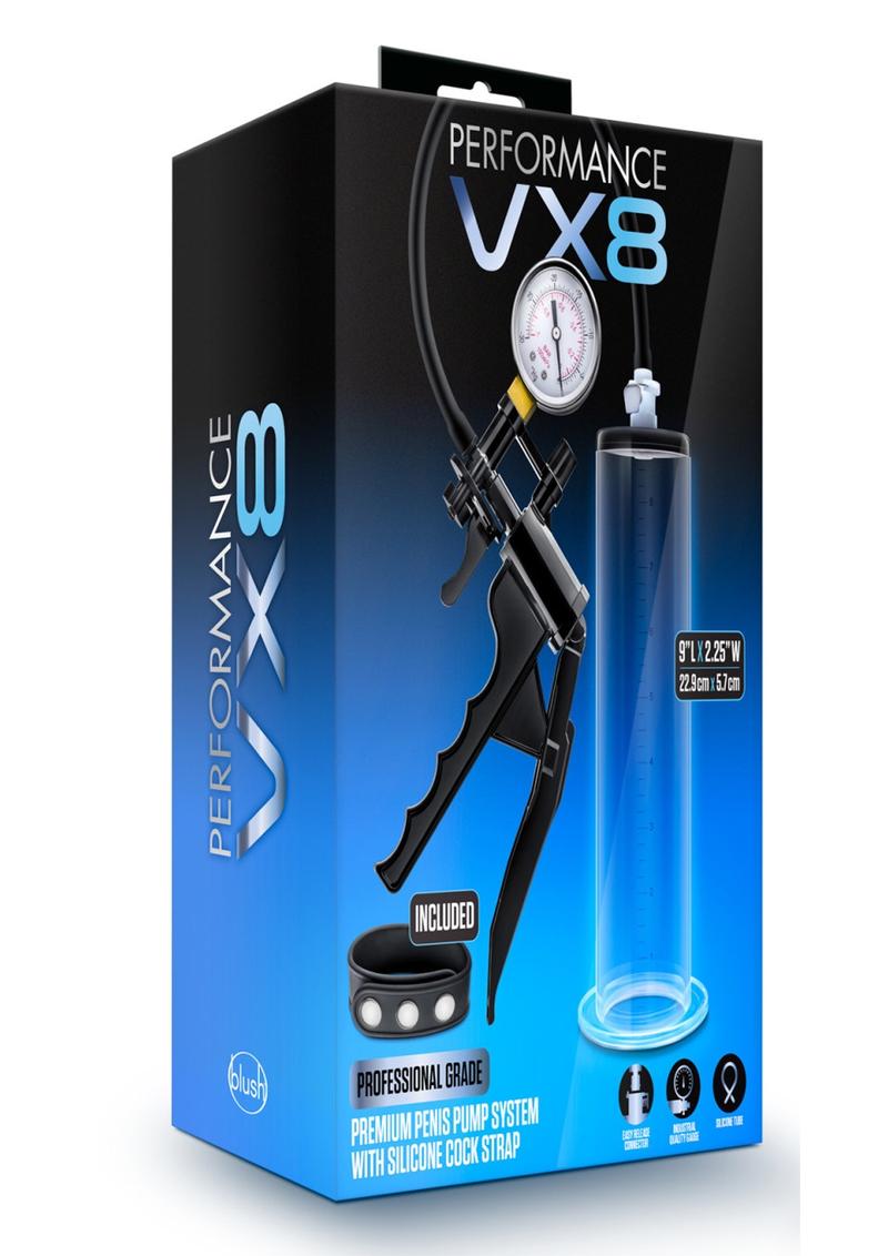 Bomba de pene Performance Vx8 Premium transparente