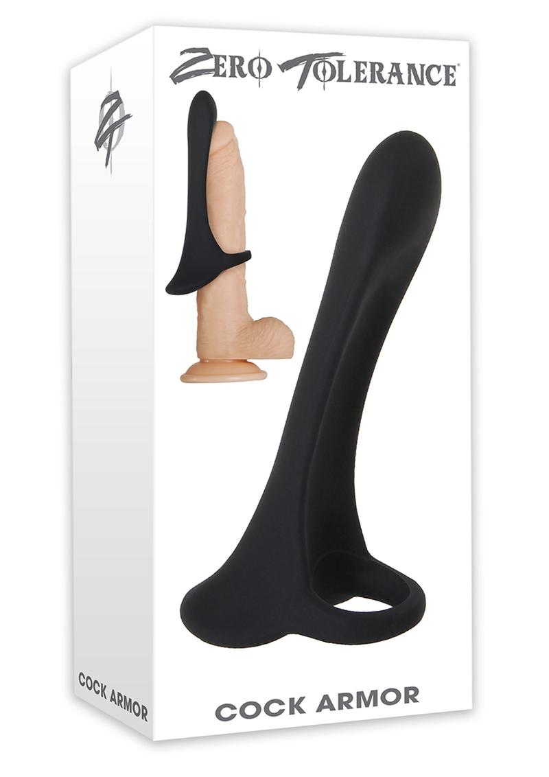 Anillo vibrador para el pene de silicona recargable Zero Tolerance Cock Armor