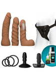 Vaculock Dual Dense Starter Set Carmel Dildo Set Harness Accessory