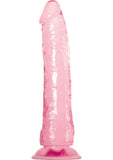 Adam and Eve -Jelly Realistic Dildo Non Vibrating (Harness Accessories) Waterproof - Pink