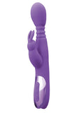 Vibrador giratorio multivelocidad con estimulación del clítoris y recargable Inya Revolve de silicona morado