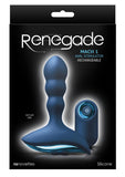 Renegade Mach I Blue Anal Prostate Stimulator Remote Control Shower Proof Rechargeable