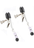 Purple Beaded Clamps - Broad Tip