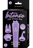 Kit de estimulación intensa del clítoris, mini masajeador morado de silicona con vibración