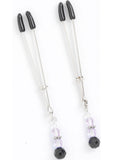 Purple Beaded Clamps - Tweezer