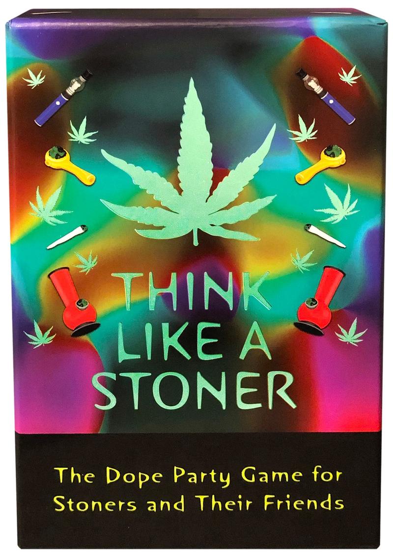 Artículo novedoso de los juegos de cartas Think Like A Stoner