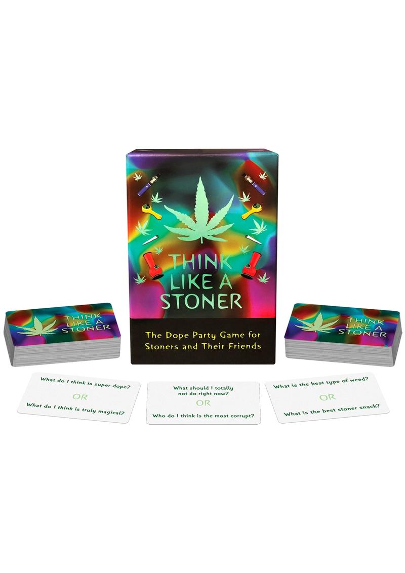 Artículo novedoso de los juegos de cartas Think Like A Stoner