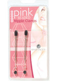 Pink Beaded Clamps - Tweezer