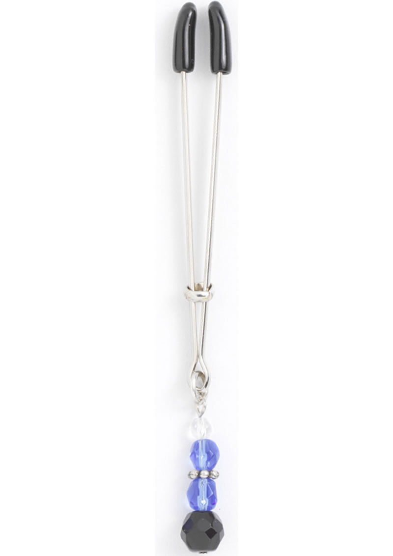 Beaded Clit Clamp - Blue