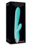 Adam and Eve - Eve`s Pulsating Dual Massager Waterproof - Teal